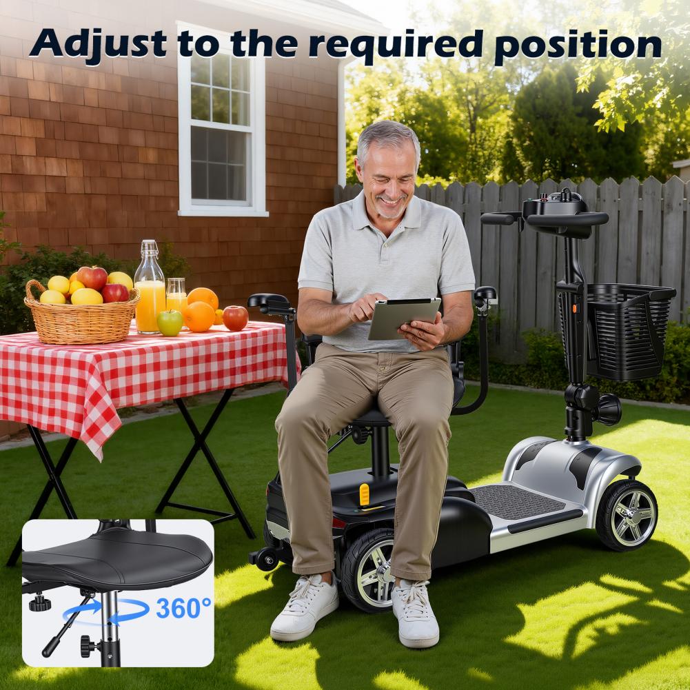 Mobility Scooter with LED Ligh - Electric Scooter Adults recension och pris