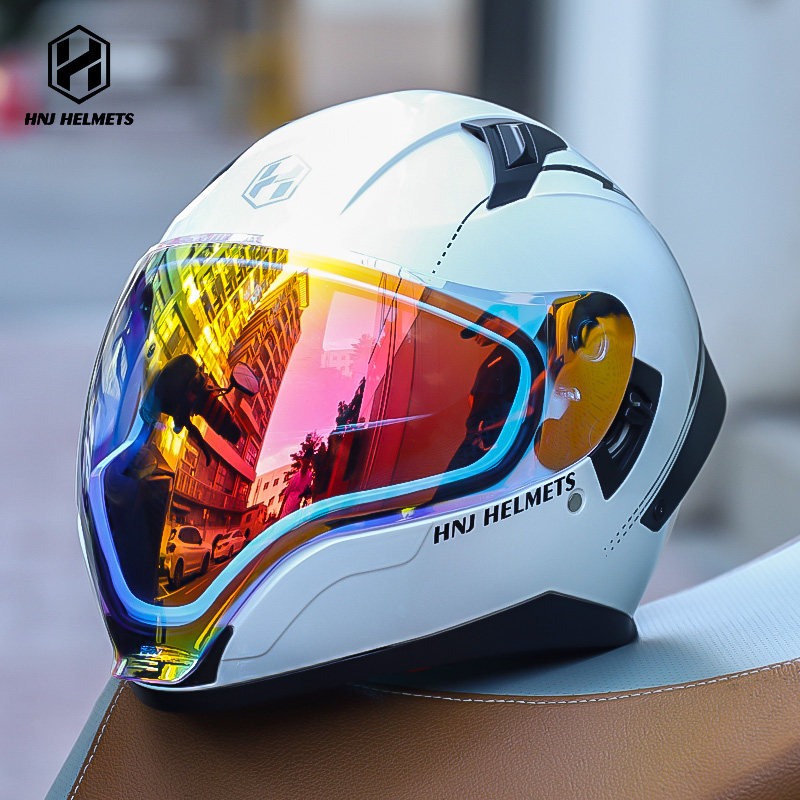 DOT Certified Full Face Helmet - Scooter Helmet Set recension och pris
