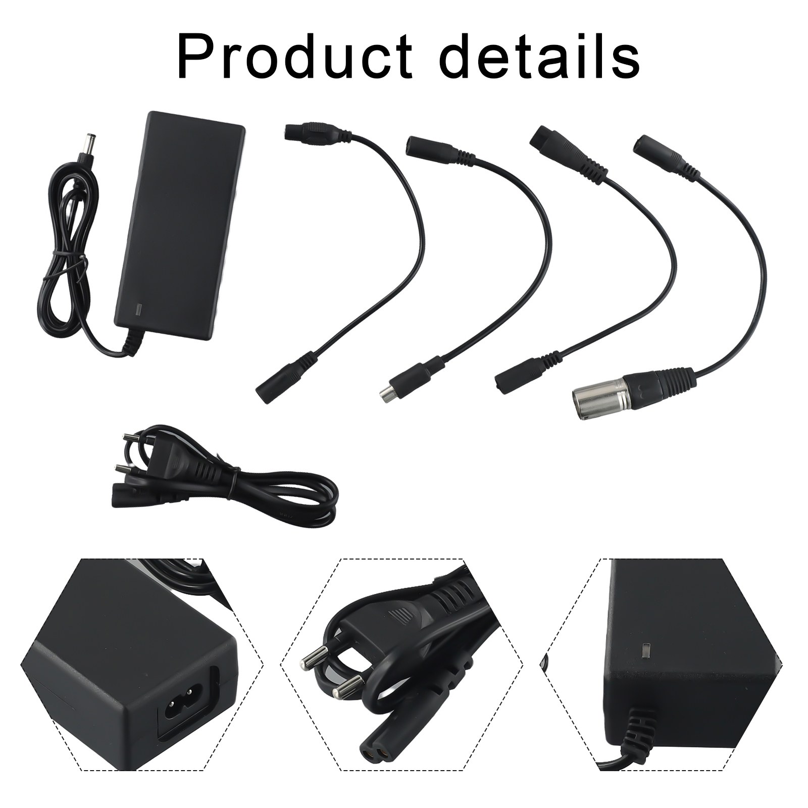 42V 2A Charger 5 Plugs For 36  - Electric Scooter Charger recension och pris